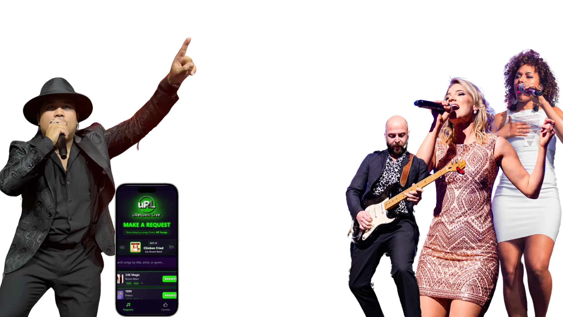 Interactive live band entertainment in Toronto